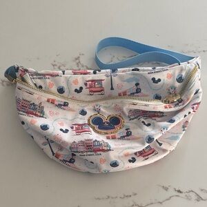 Stoney Clover Lane  Disney Main Street Crossbody/fanny Bag - White and Blue